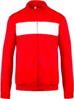 ADULT TRACKSUIT TOP Sporty Red/White