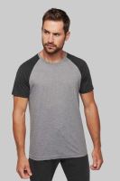 ADULT TRIBLEND TWO-TONE SPORTS SHORT-SLEEVED T-SHIRT 