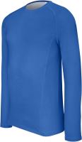 ADULTS' LONG-SLEEVED BASE LAYER SPORTS T-SHIRT Sporty Royal Blue
