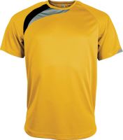 ADULTS SHORT-SLEEVED JERSEY Sporty Yellow/Black/Storm Grey