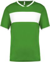 ADULTS' SHORT-SLEEVED JERSEY Green/White