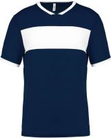ADULTS' SHORT-SLEEVED JERSEY Sporty Navy/White