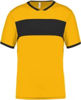 ADULTS' SHORT-SLEEVED JERSEY Sporty Yellow/Black