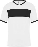 ADULTS' SHORT-SLEEVED JERSEY White/Black