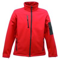 ARCOLA - 3 LAYER MEMBRANE SOFTSHELL Classic Red/Seal Grey