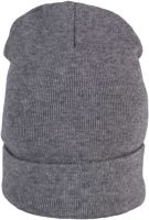 BEANIE WITH TURN-UP Off Grey