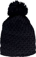 BOBBLE BEANIE IN THICK KNIT 