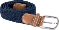 BRAIDED ELASTICATED BELT Navy