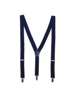 CLIP-ON TROUSER BRACES/SUSPENDERS Navy