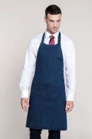 COTTON APRON WITH POCKET Mustard
