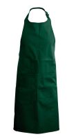 COTTON APRON WITH POCKET Bottle Green