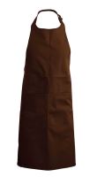 COTTON APRON WITH POCKET Chocolate