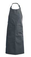 COTTON APRON WITH POCKET Dark Grey