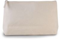 COTTON CANVAS TOILETRY BAG Natural