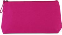 COTTON CANVAS TOILETRY BAG Fuchsia