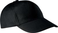 COTTON CAP - 5 PANELS Black