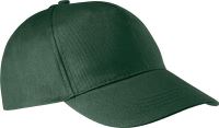 COTTON CAP - 5 PANELS Forest Green