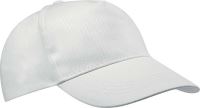 COTTON CAP - 5 PANELS White