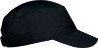 CUBA - 3 PANEL CAP Black