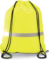 DRAWSTRING BACKPACK Fluorescent Yellow