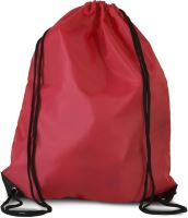 DRAWSTRING BACKPACK Cherry Red