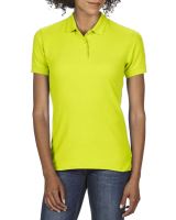DRYBLEND® LADIES' DOUBLE PIQUÉ POLO Safety Green