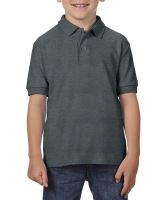 DRYBLEND® YOUTH DOUBLE PIQUÉ POLO SHIRT Dark Heather