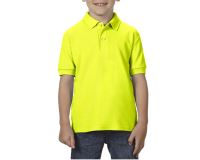 DRYBLEND® YOUTH DOUBLE PIQUÉ POLO SHIRT Safety Green