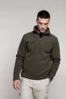 ENZO - ZIP NECK MICROFLEECE JACKET Wine