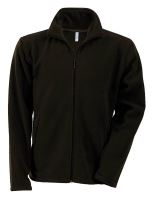 FALCO - FULL ZIP MICROFLEECE JACKET Chocolate