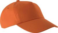 FIRST - 5 PANEL CAP Orange