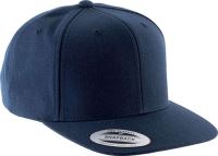 FLAT PEAK CAP - 6 PANELS Navy/Navy