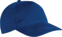 HEAVY COTTON CAP - 5 PANELS Royal Blue
