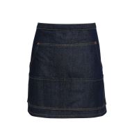 JEANS STITCH DENIM WAIST APRON Indigo Denim