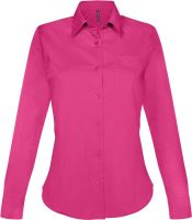 JESSICA > LADIES' LONG-SLEEVED SHIRT Fuchsia