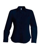 JESSICA > LADIES' LONG-SLEEVED SHIRT Navy