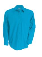 JOFREY > LONG-SLEEVED SHIRT Bright Turquoise