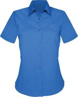 JUDITH > LADIES' SHORT-SLEEVED SHIRT Light Royal Blue