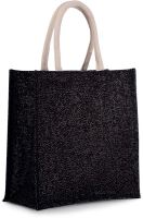 JUTE CANVAS TOTE - LARGE 