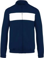 KIDS' TRACKSUIT TOP Sporty Navy/White