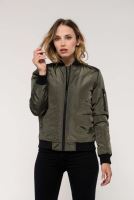 LADIES' BOMBER JACKET Deep Khaki