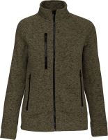 LADIES' FULL ZIP HEATHER JACKET 