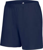 LADIES' JERSEY SPORTS SHORTS Navy