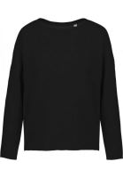 LADIES' OVERSIZED SWEATSHIRT Black