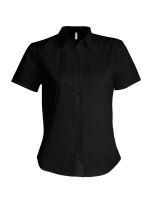 LADIES' SHORT-SLEEVED COTTON POPLIN SHIRT 