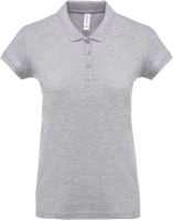 LADIES’ SHORT-SLEEVED PIQUÉ POLO SHIRT Oxford Grey