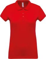 LADIES’ SHORT-SLEEVED PIQUÉ POLO SHIRT Red