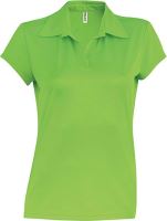 LADIES' SHORT-SLEEVED POLO SHIRT Lime