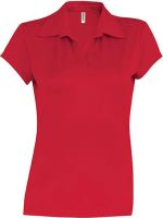 LADIES' SHORT-SLEEVED POLO SHIRT Red