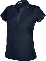 LADIES' SHORT-SLEEVED POLO SHIRT Navy/Red/White